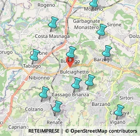 Mappa Via Villanuova, 23892 Bulciago LC, Italia (2.19909)