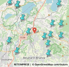 Mappa Via Villanuova, 23892 Bulciago LC, Italia (5.326)