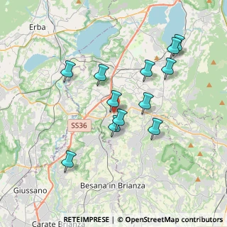 Mappa Via Villanuova, 23892 Bulciago LC, Italia (3.45833)