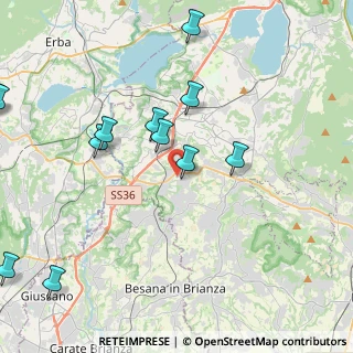 Mappa Via Villanuova, 23892 Bulciago LC, Italia (5.0975)