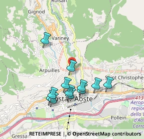 Mappa SS27, 11100 Aosta AO, Italia (1.74)