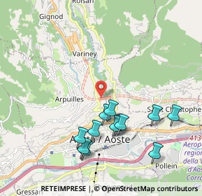 Mappa SS27, 11100 Aosta AO, Italia (1.99417)