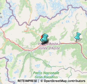 Mappa SS27, 11100 Aosta AO, Italia (21.08364)