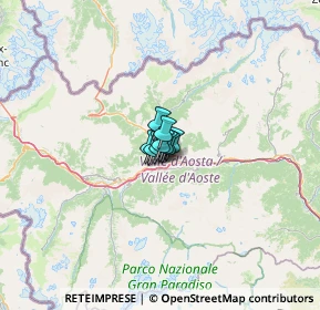 Mappa SS27, 11100 Aosta AO, Italia (13.65833)