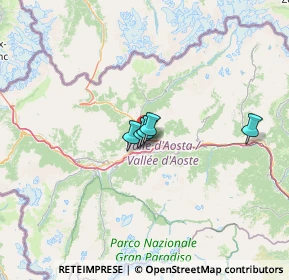 Mappa SS27, 11100 Aosta AO, Italia (34.82)