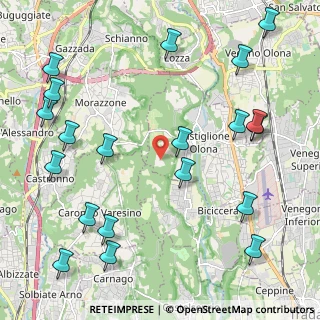 Mappa Loc. Cascina Bisocca, 21043 Castiglione Olona VA, Italia (2.7585)