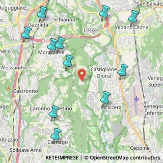Mappa Loc. Cascina Bisocca, 21043 Castiglione Olona VA, Italia (2.69636)