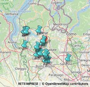 Mappa Loc. Cascina Bisocca, 21043 Castiglione Olona VA, Italia (11.6675)