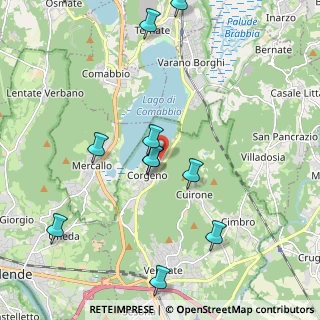 Mappa Via Giacomo Leopardi, 21029 Vergiate VA, Italia (2.39455)