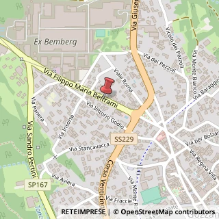 Mappa Via Beltrami, 37, 28024 Gozzano, Novara (Piemonte)