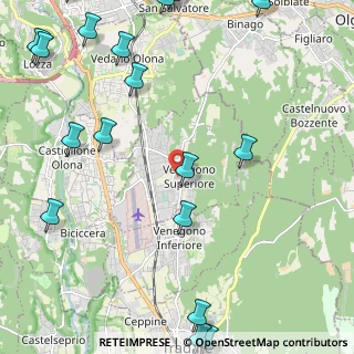 Mappa Via Gorizia, 21040 Venegono Superiore VA, Italia (3.35158)