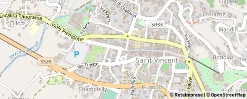 Mappa Saint-Vincent