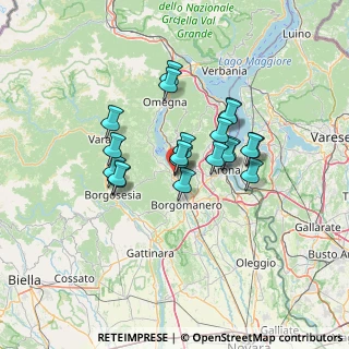 Mappa Via Baraggiola, 28024 Gozzano NO, Italia (10.3505)
