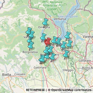 Mappa Via Baraggiola, 28024 Gozzano NO, Italia (11.2265)