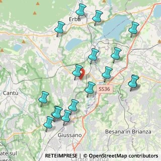 Mappa Via Sant'Andrea, 22040 Lurago D'erba CO, Italia (4.56412)