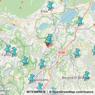 Mappa Via Sant'Andrea, 22040 Lurago D'erba CO, Italia (6.07643)