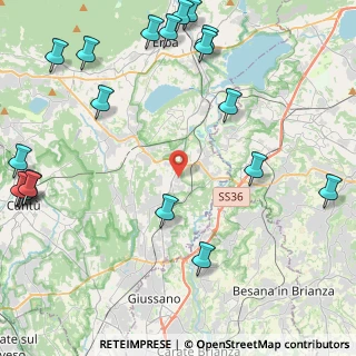 Mappa Via Sant'Andrea, 22040 Lurago D'erba CO, Italia (6.249)