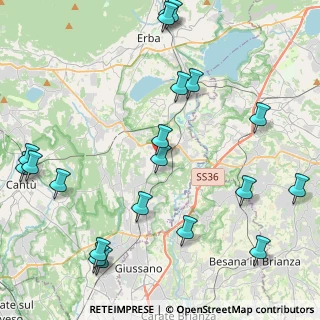 Mappa Via Sant'Andrea, 22040 Lurago D'erba CO, Italia (5.553)