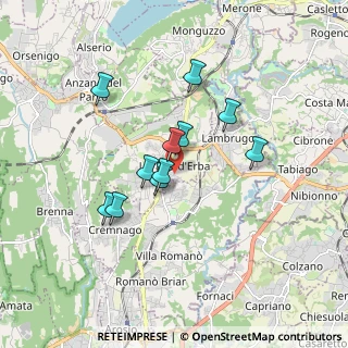 Mappa Via Sant'Andrea, 22040 Lurago D'erba CO, Italia (1.37)