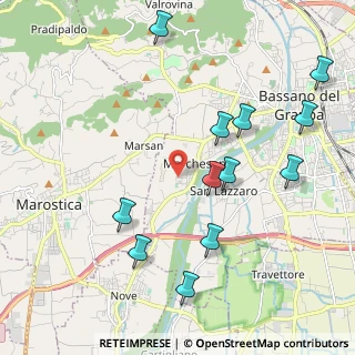 Mappa Via Eugenio Montale, 36061 Bassano del Grappa VI, Italia (2.27667)