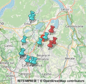 Mappa 23892 Bulciago LC, Italia (6.73077)