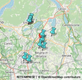 Mappa 23892 Bulciago LC, Italia (5.84182)