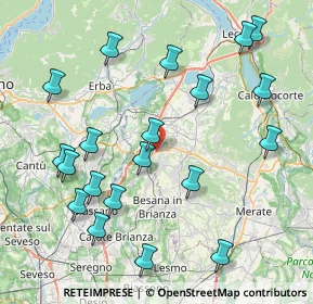 Mappa 23892 Bulciago LC, Italia (9.142)