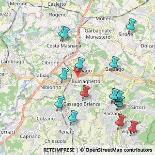 Mappa 23892 Bulciago LC, Italia (2.39438)