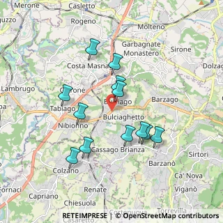 Mappa 23892 Bulciago LC, Italia (1.6325)