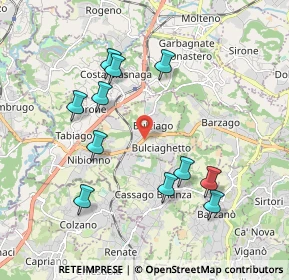 Mappa 23892 Bulciago LC, Italia (1.93364)