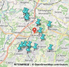 Mappa 23892 Bulciago LC, Italia (1.79765)