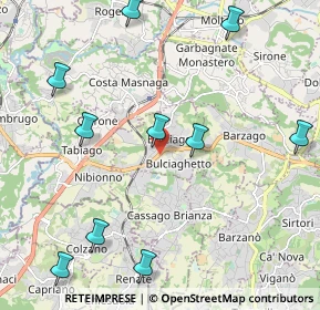 Mappa 23892 Bulciago LC, Italia (2.67545)
