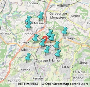 Mappa 23892 Bulciago LC, Italia (1.34833)