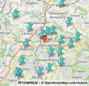 Mappa 23892 Bulciago LC, Italia (2.22737)