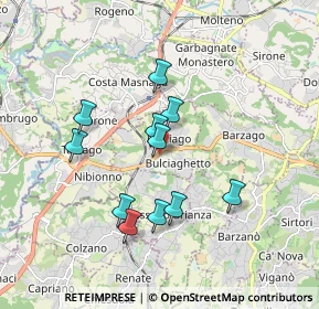 Mappa 23892 Bulciago LC, Italia (1.53909)