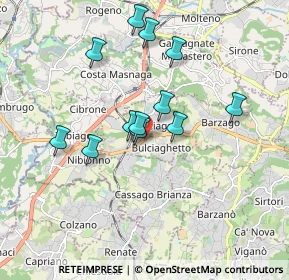 Mappa 23892 Bulciago LC, Italia (1.54)