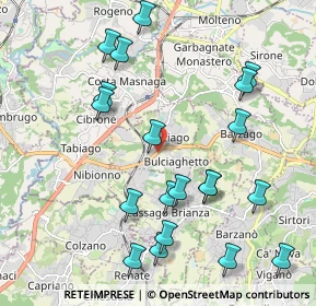Mappa 23892 Bulciago LC, Italia (2.2495)