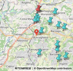 Mappa 23892 Bulciago LC, Italia (2.24267)