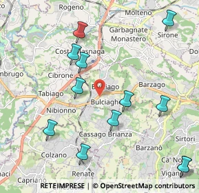 Mappa 23892 Bulciago LC, Italia (2.4125)