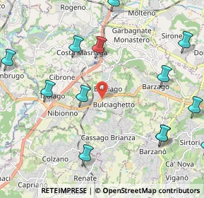 Mappa 23892 Bulciago LC, Italia (2.87786)