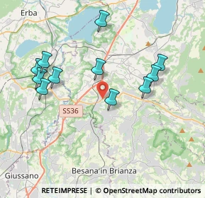 Mappa 23892 Bulciago LC, Italia (3.86182)
