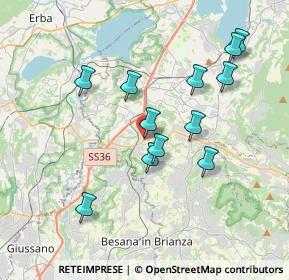 Mappa 23892 Bulciago LC, Italia (3.5025)