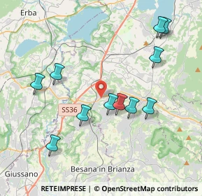 Mappa 23892 Bulciago LC, Italia (4.02545)