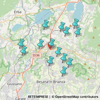 Mappa 23892 Bulciago LC, Italia (3.56786)