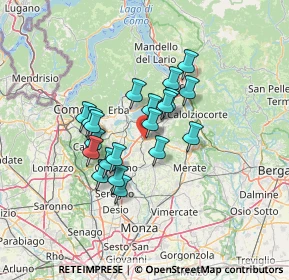 Mappa 23892 Bulciago LC, Italia (10.144)
