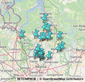 Mappa 23892 Bulciago LC, Italia (10.2255)