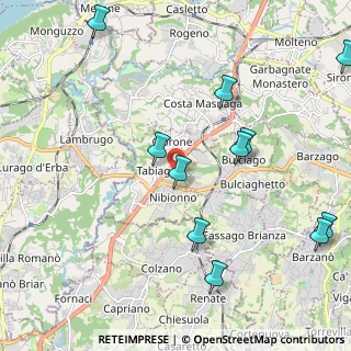 Mappa Via Mongodio, 23895 Nibionno LC, Italia (2.47091)