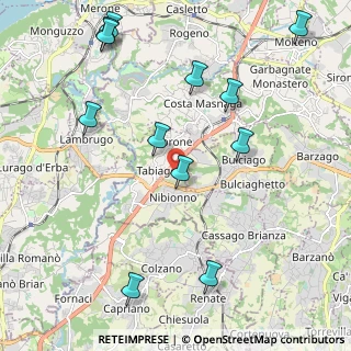 Mappa Via Mongodio, 23895 Nibionno LC, Italia (2.51)
