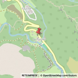 Mappa Fraz. Hameau Ponteil, 11022 Brusson AO, Italia, 11022 Brusson, Aosta (Valle d'Aosta)
