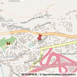 Mappa Via Plantin, 7, 11024 Châtillon, Aosta (Valle d'Aosta)
